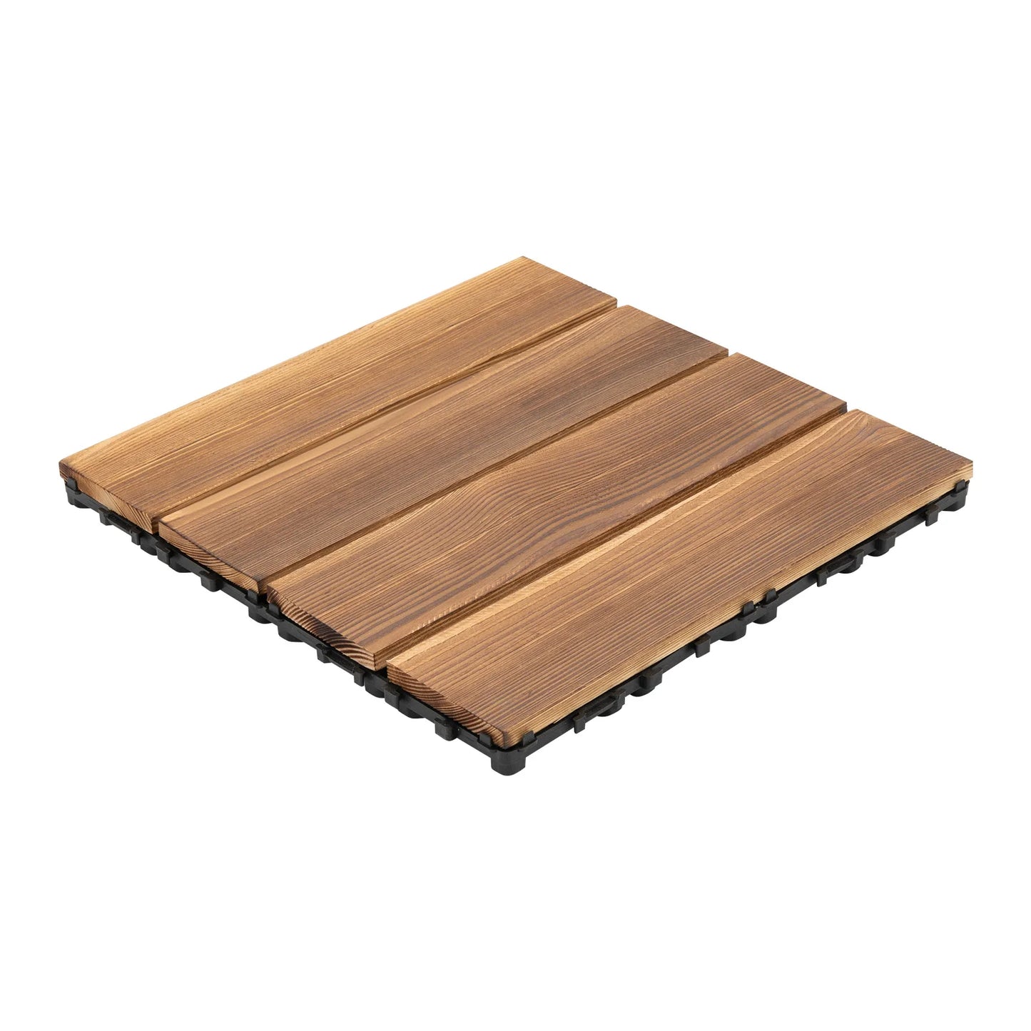 36-Pack 30x30 cm Acacia Mosaic Wood Deck Tiles