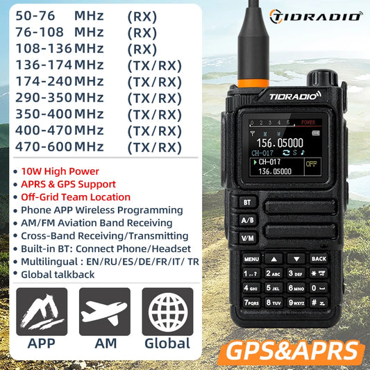 10W GPS APRS Radio Walkie Talkie