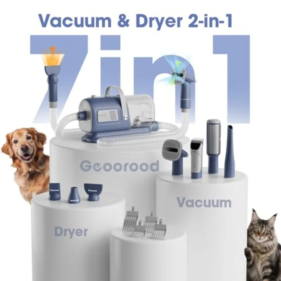 Dog Grooming Vacuum and Dryer Kit