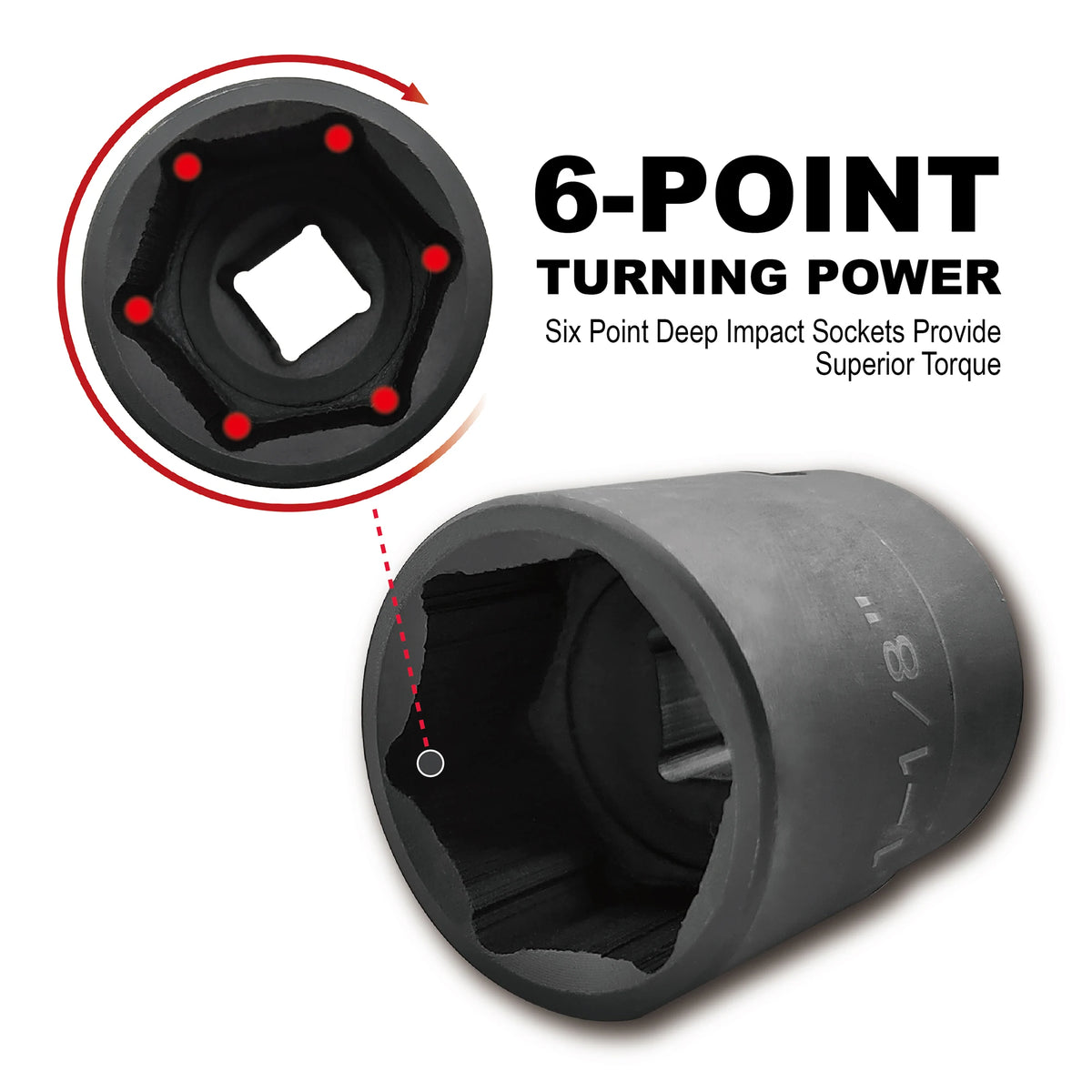 1/2-Inch Drive Impact Socket Set