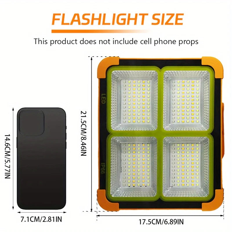 Solar Camping Light with USB Charging