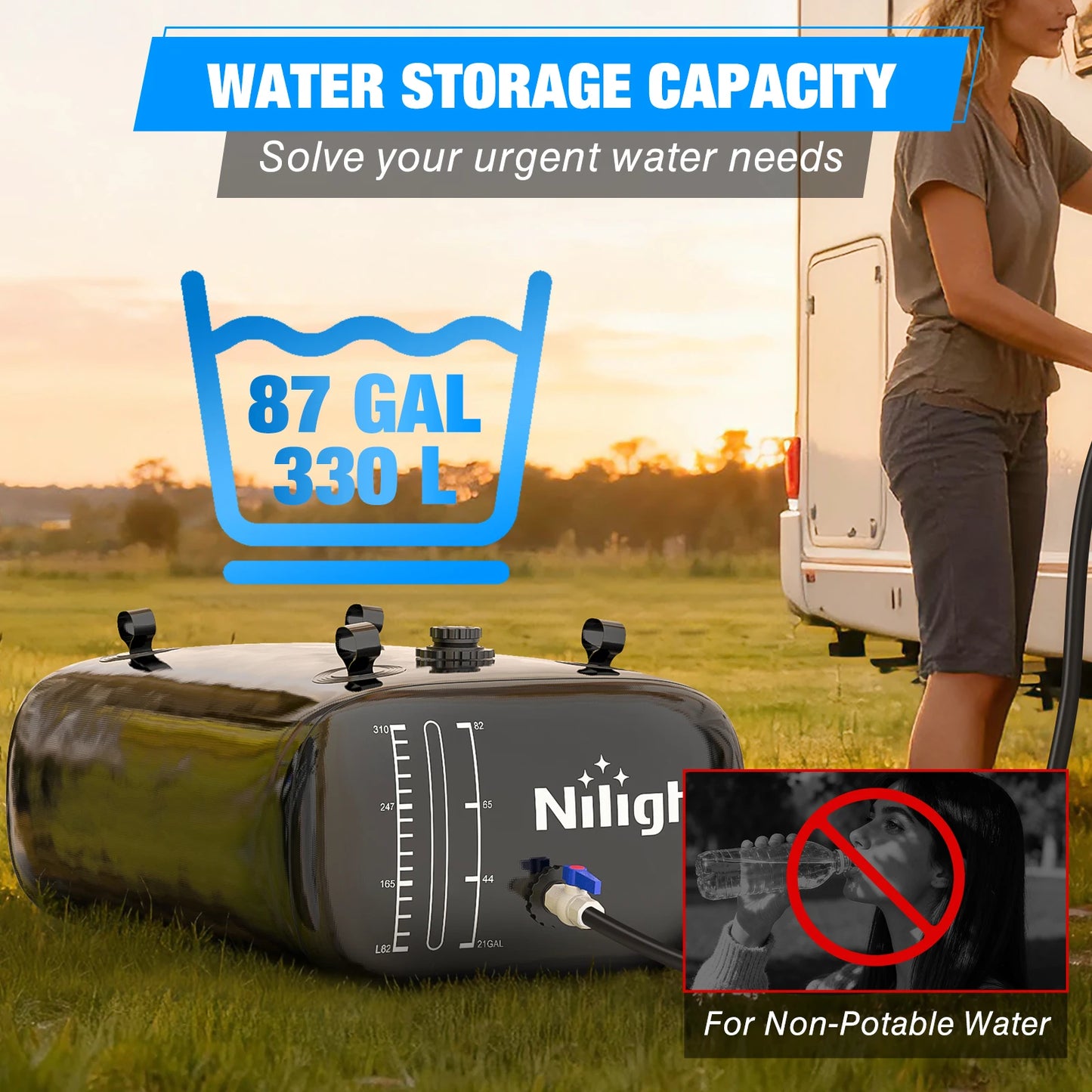 RV 330L Water Storage Bladder