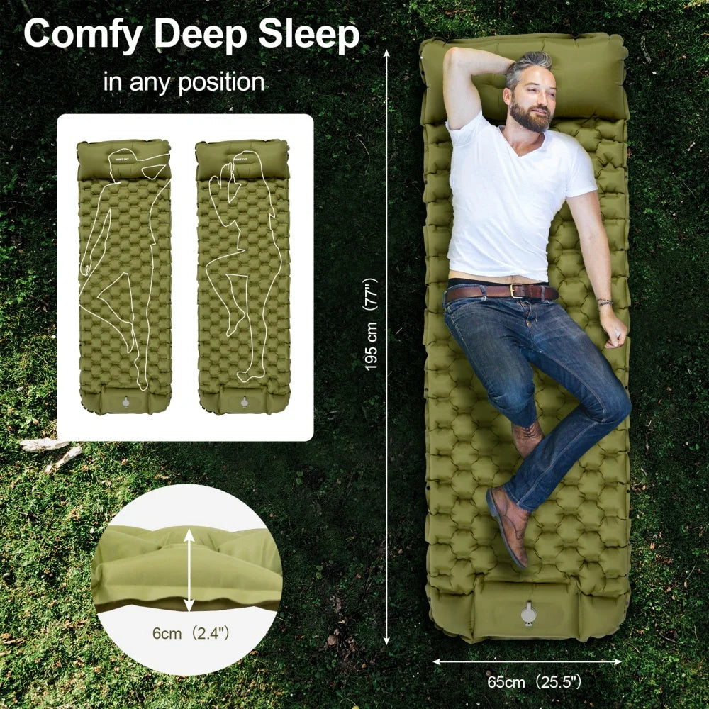 Inflatable Sleeping Pads for Camping