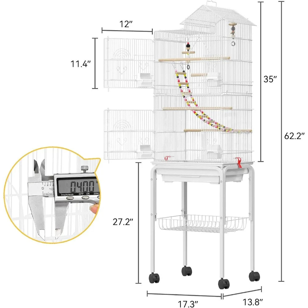 62-inch Metal Bird Cage