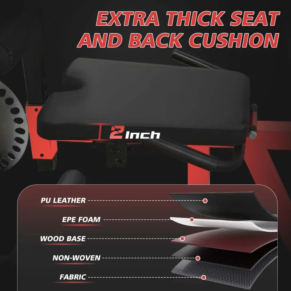 Adjustable Leg Extension and Curl Machine
