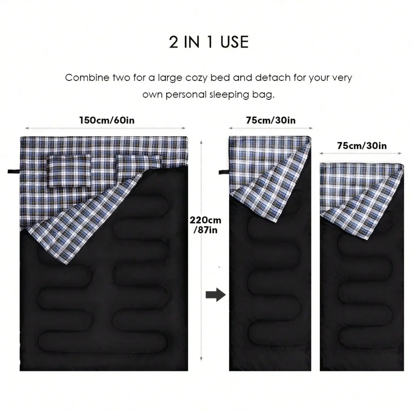 Double Sleeping Bag For Adults