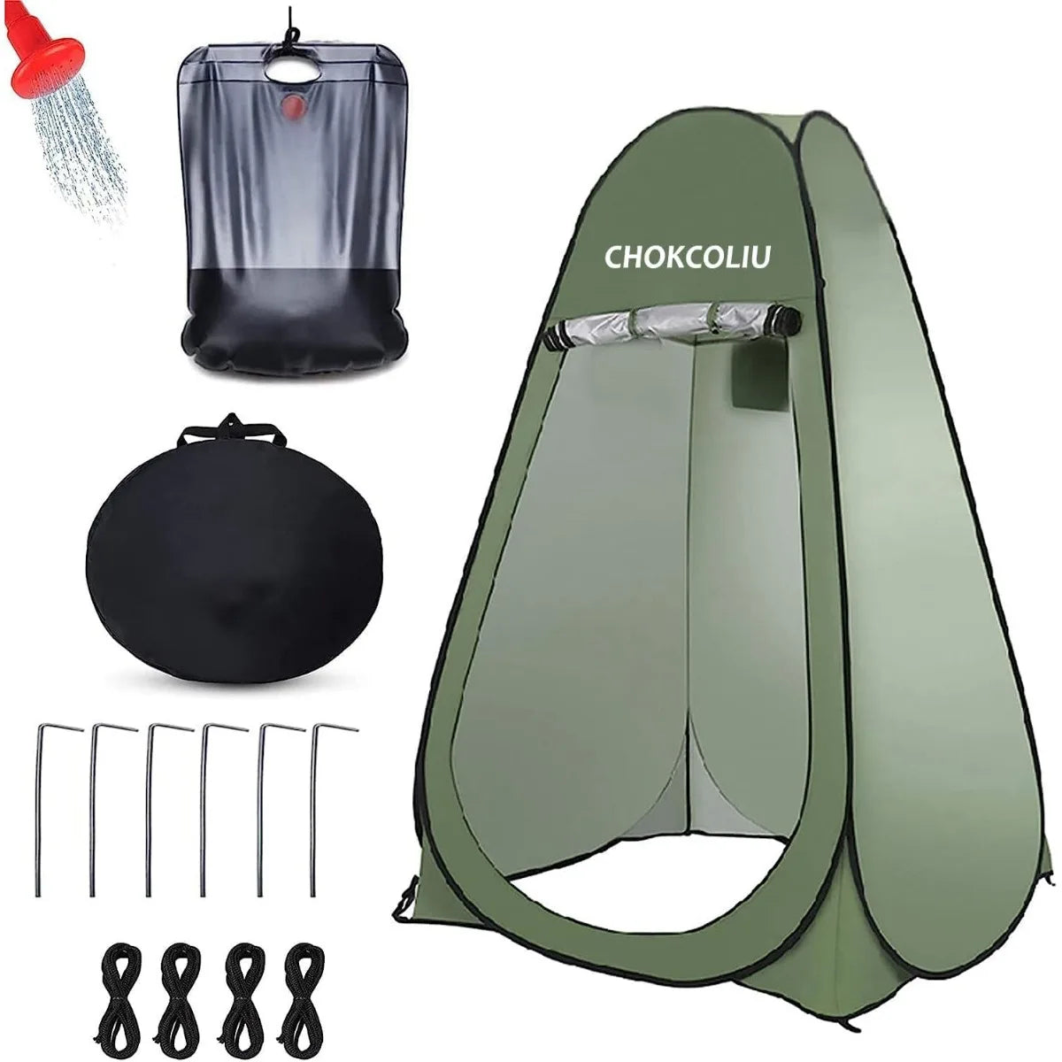 Camping Shower Tent Solar Heated