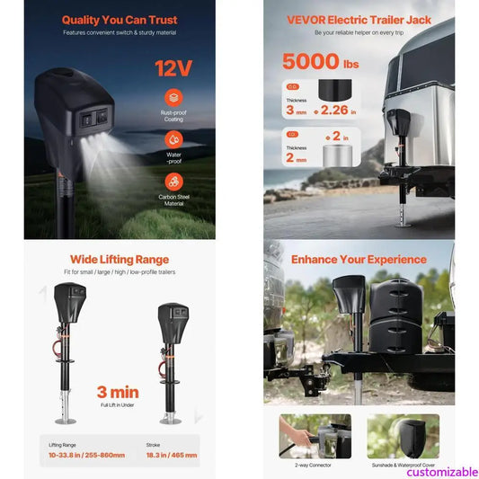 5000 lbs Electric RV Tongue Jack