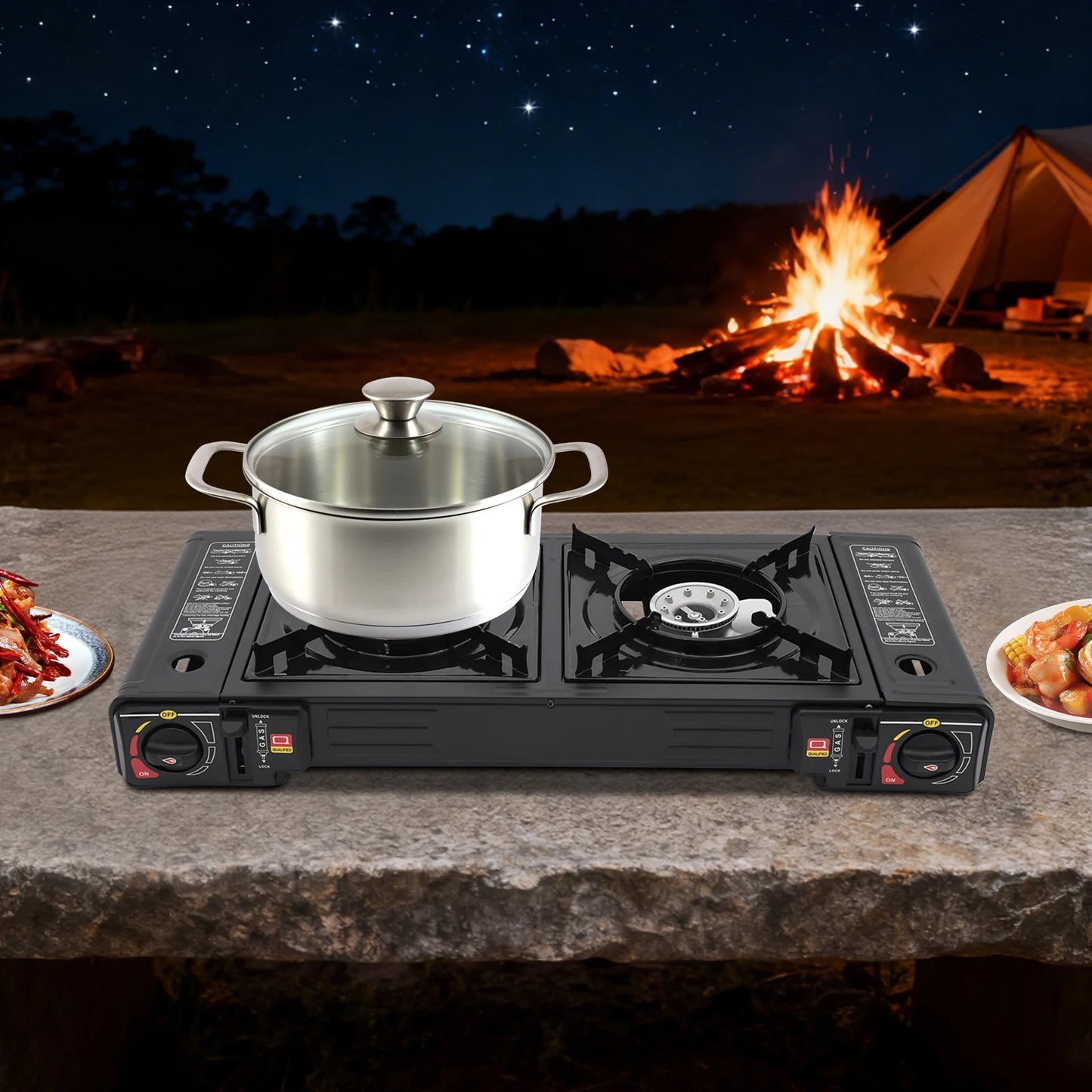 Camping Stove 2 Burner