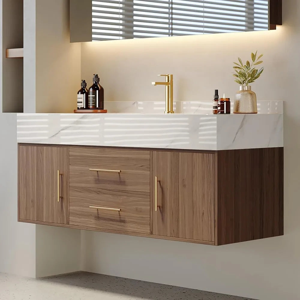 Modern 39" Floating Bathroom Vanity Set