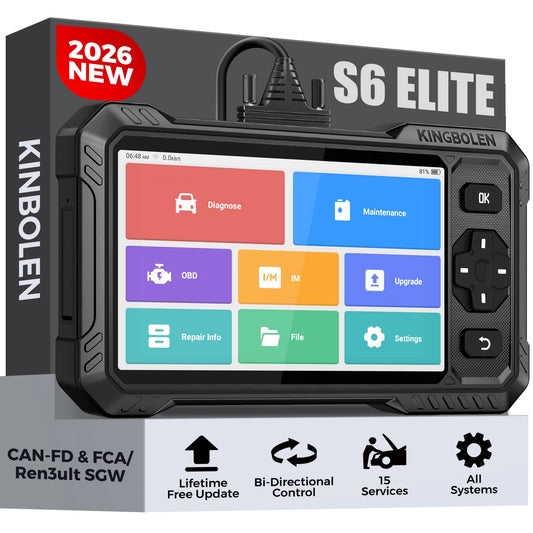 OBD2 2026 Bidirectional Scan Tool, 15 Reset