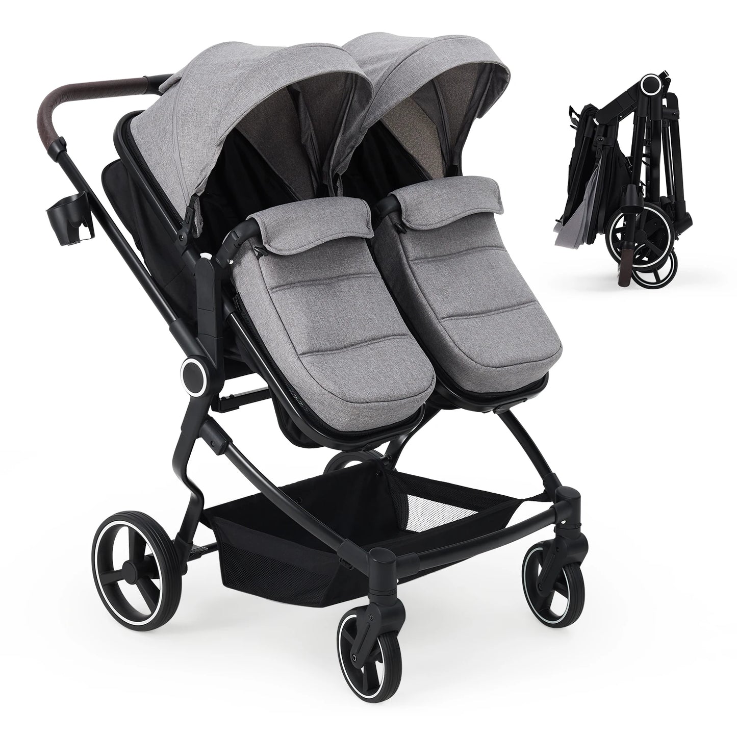 Double Stroller for Newborn and Toddler