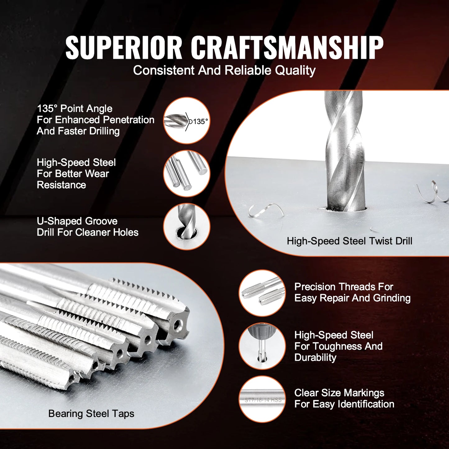 Helicoil Thread Repair Kit SAE Metric