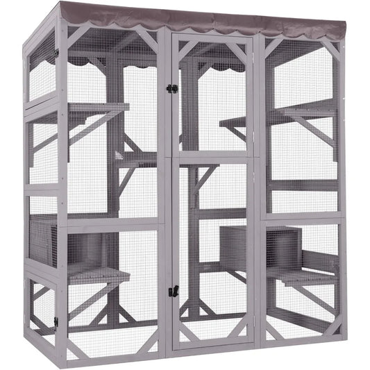 Outdoor Cat Enclosure 70"