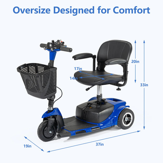 Electric 3 Wheel Mobility Scooter