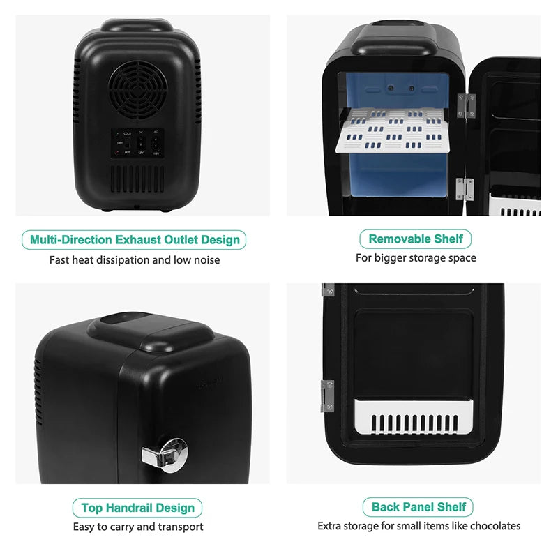 4L Mini Fridge for Makeup/Camping