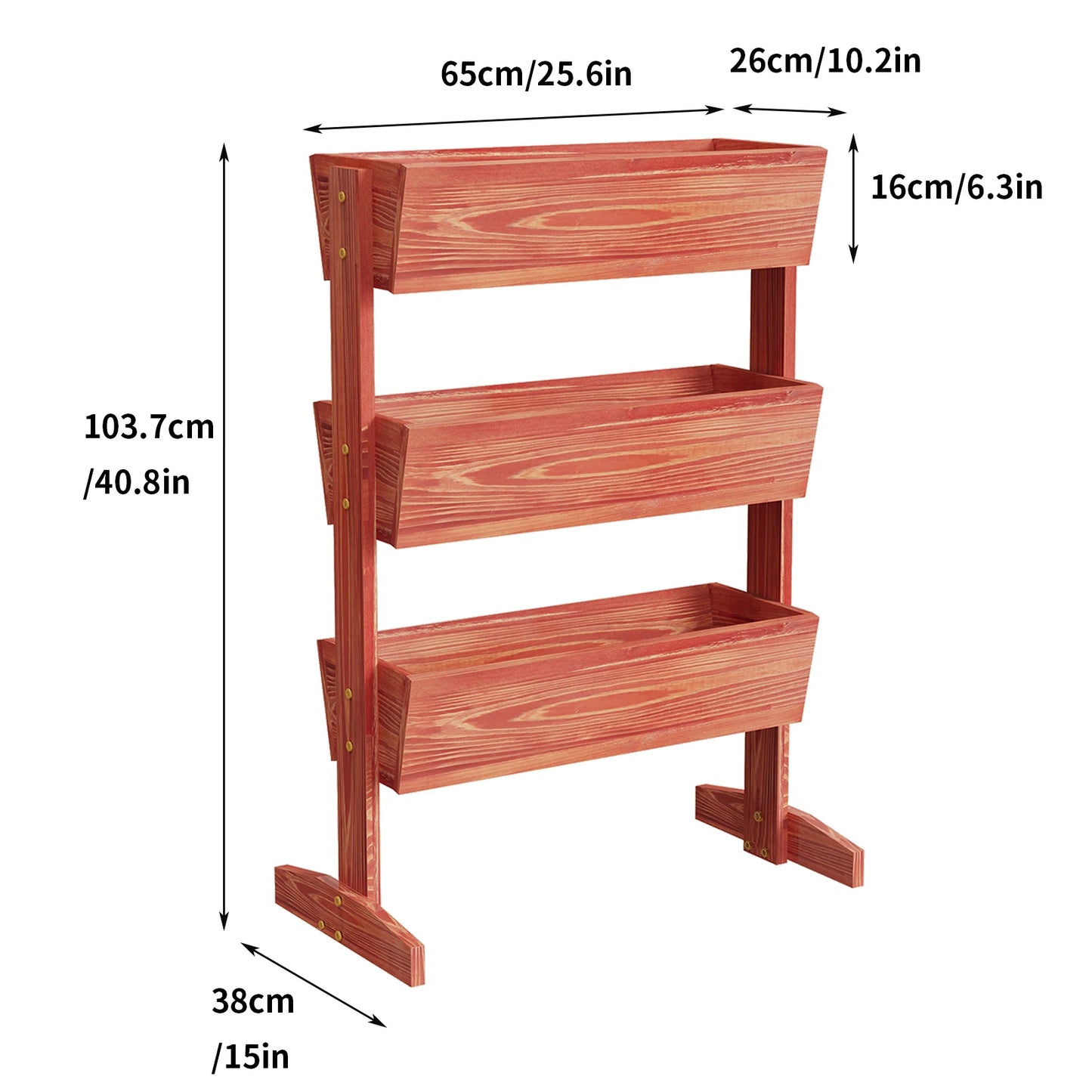 3-Tier Vertical Raised Planter Box