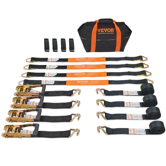 4pcs  Ratchet Strap Tie Down