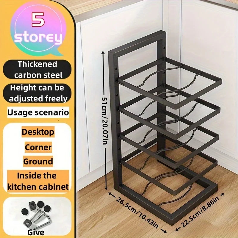 Pot and Pan Organzier for Kitchen