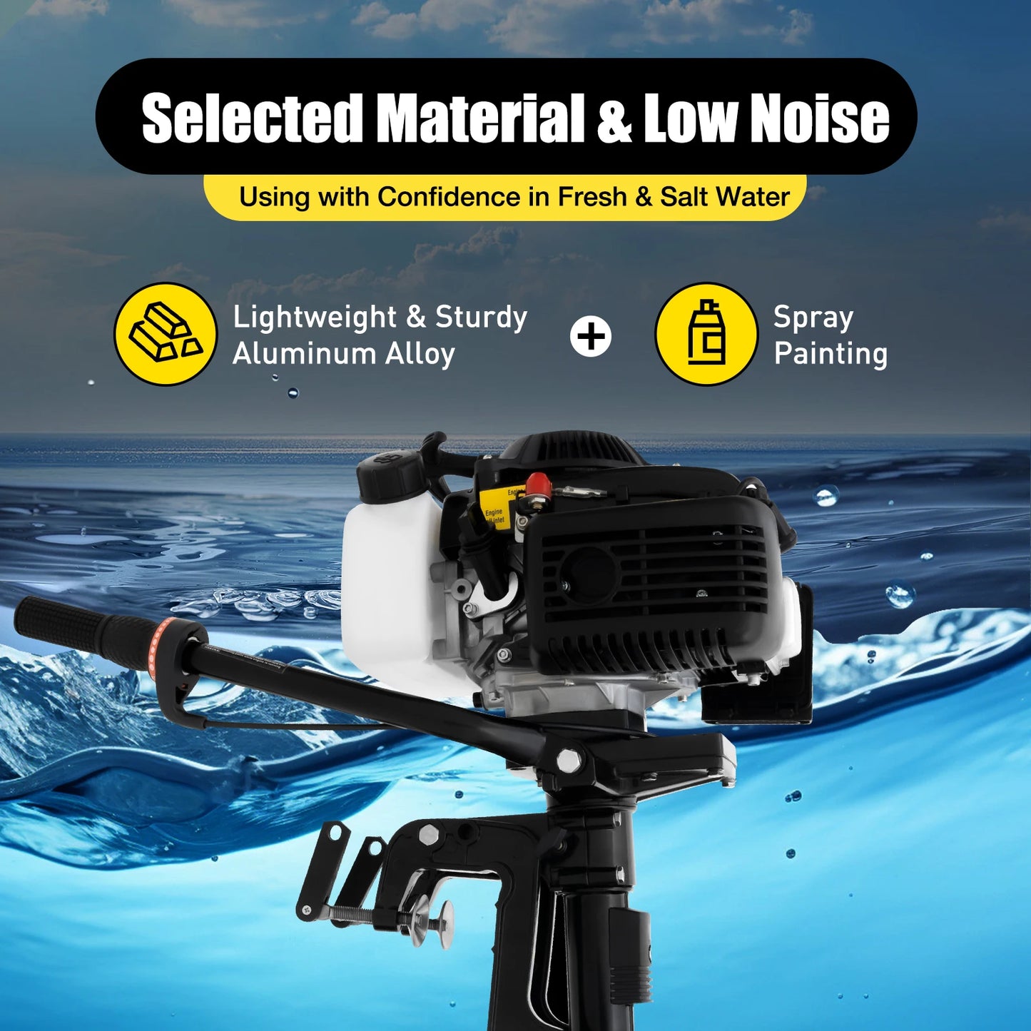 4 Stroke 4HP Outboard Motor