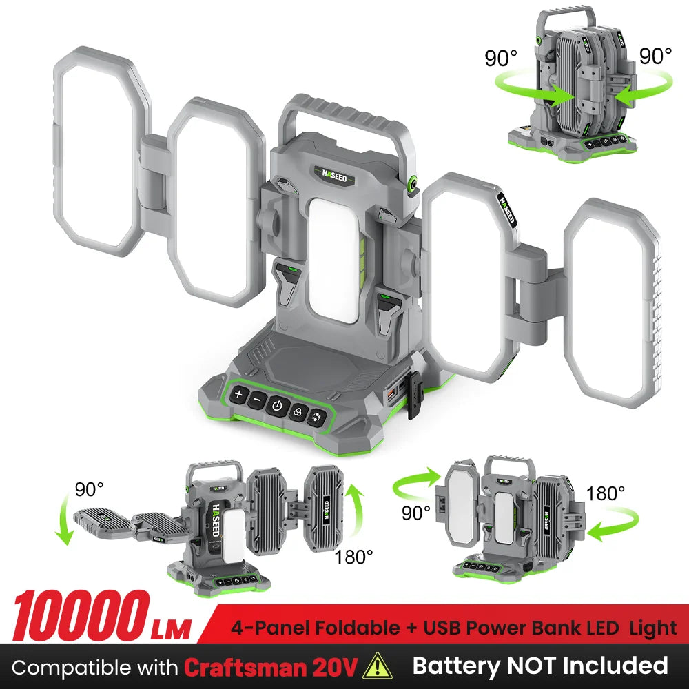 LED Work Light Compatible with Crafts-man 20V