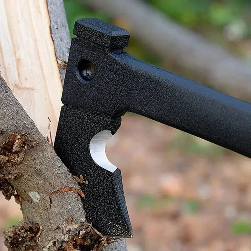 Camping Hand Axe with Nested Serrated Wood Saw Knife and Magnesium Fire Starter Tool