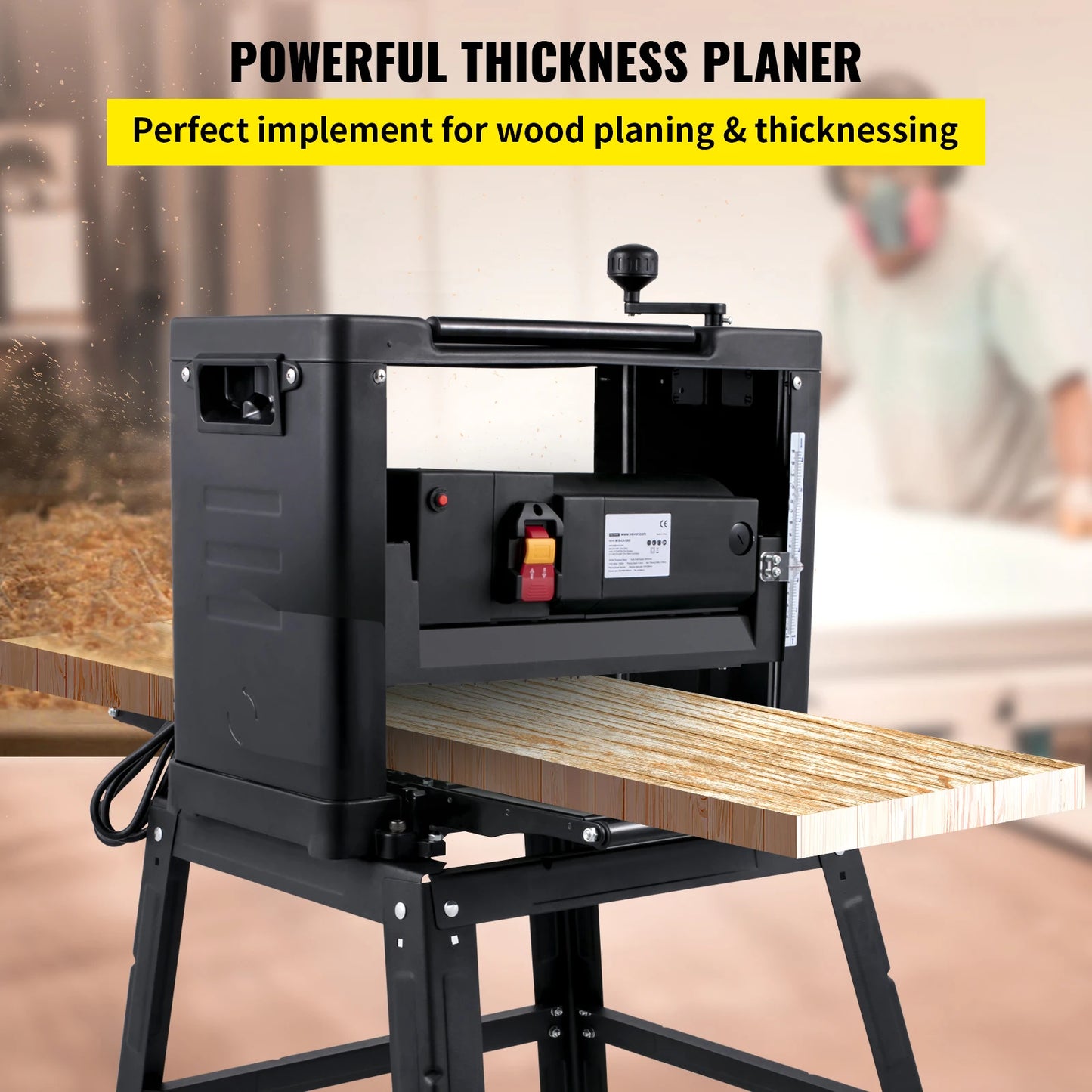 Electric Planer With Stand & Dust Exhaust