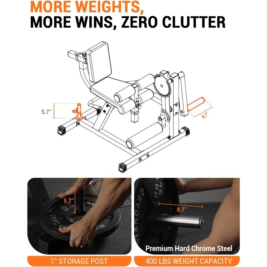 Leg Extension and Curl Machine