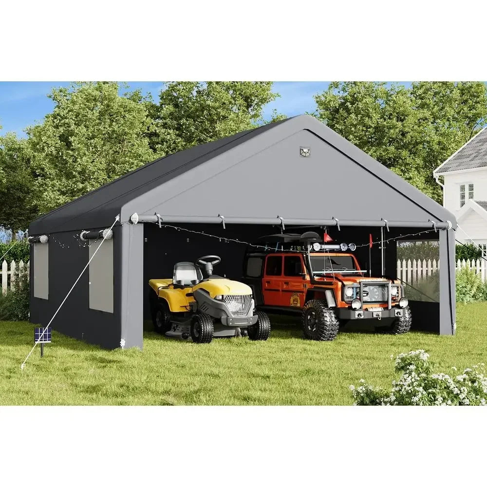 20x20 Carport with Galvanized Steel Frame
