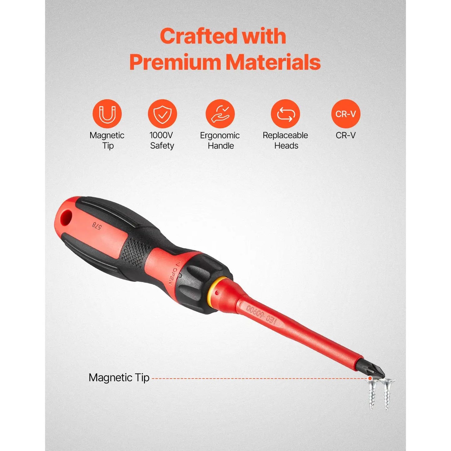 Insulated Screwdriver Set, 13-Piece