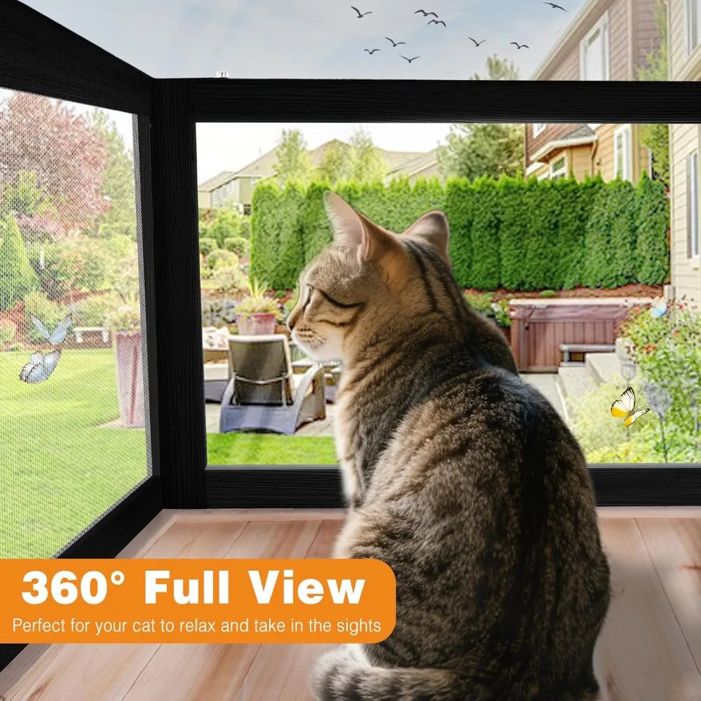 Window Box Outdoor Cat Enclosure