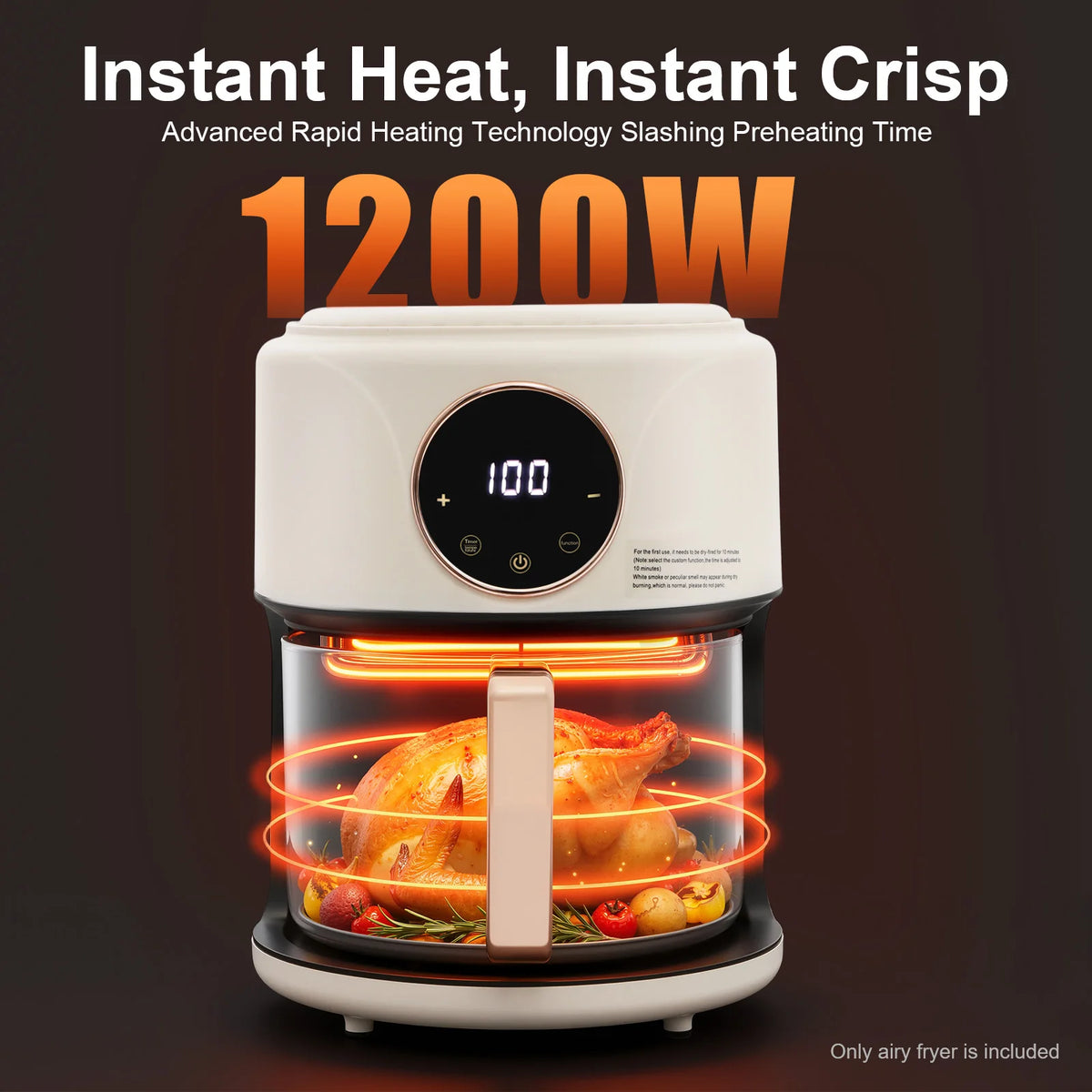 Glass Air Fryer