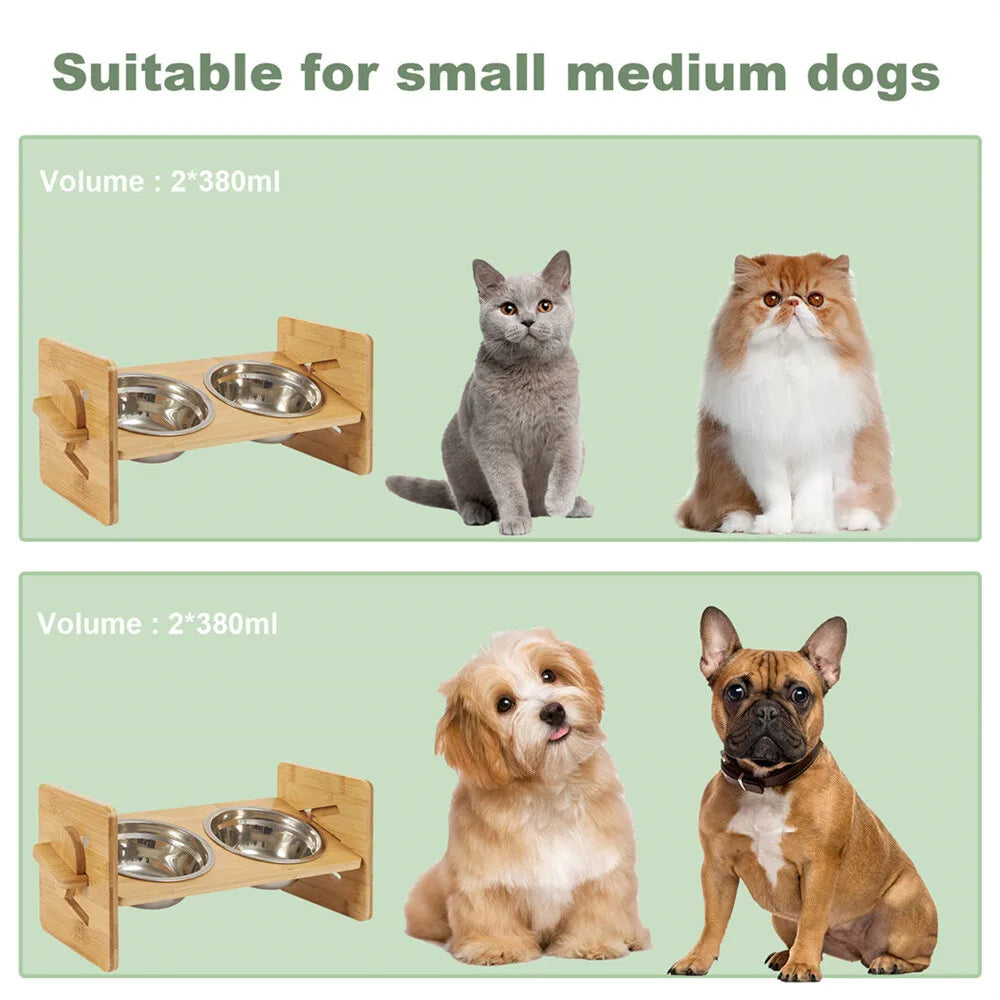 Elevated Pet Bowls with Stand