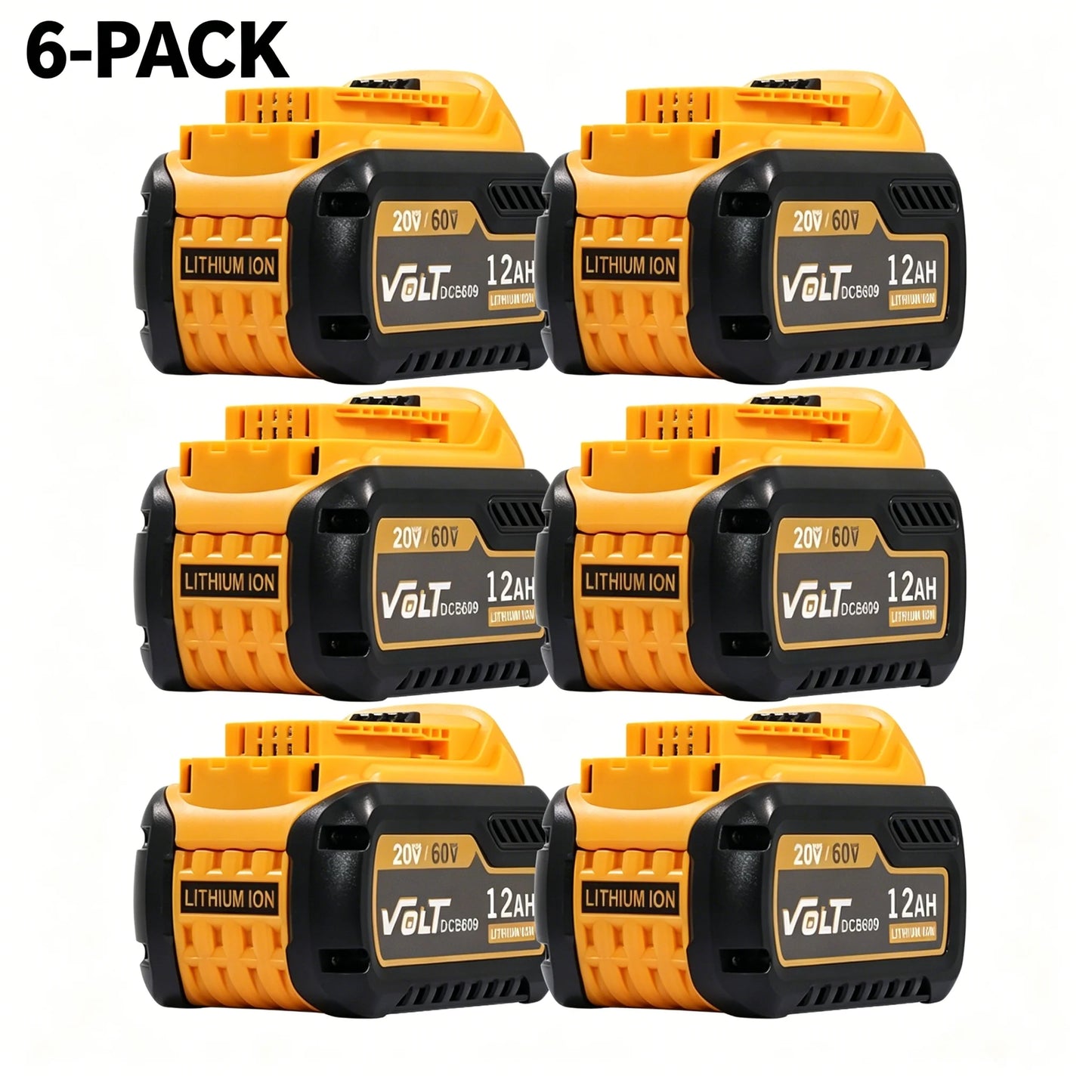 12.0Ah 20V/60V Lithium Replacement Battery for Dewalt