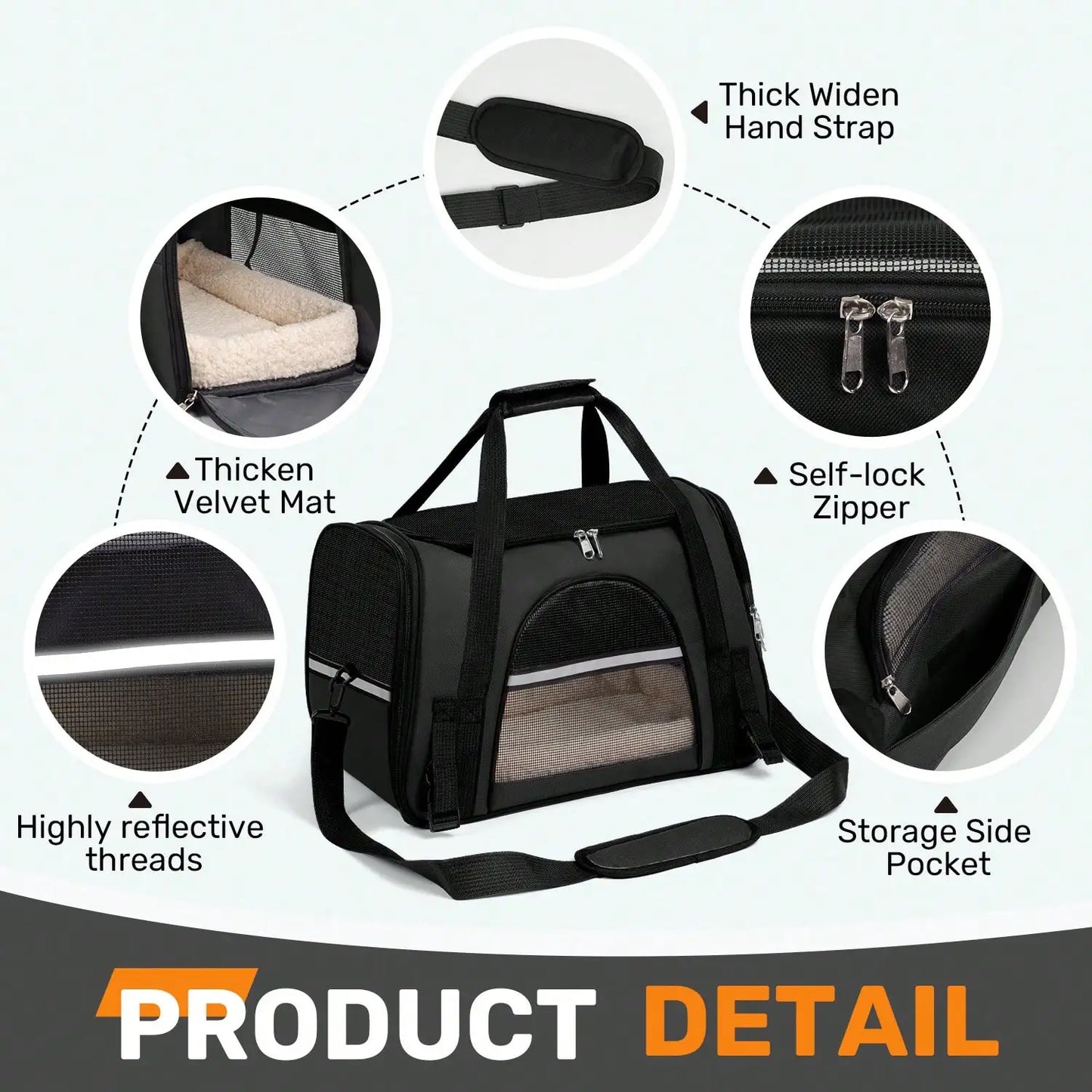 Breathable Pet Carrier Airline Approved