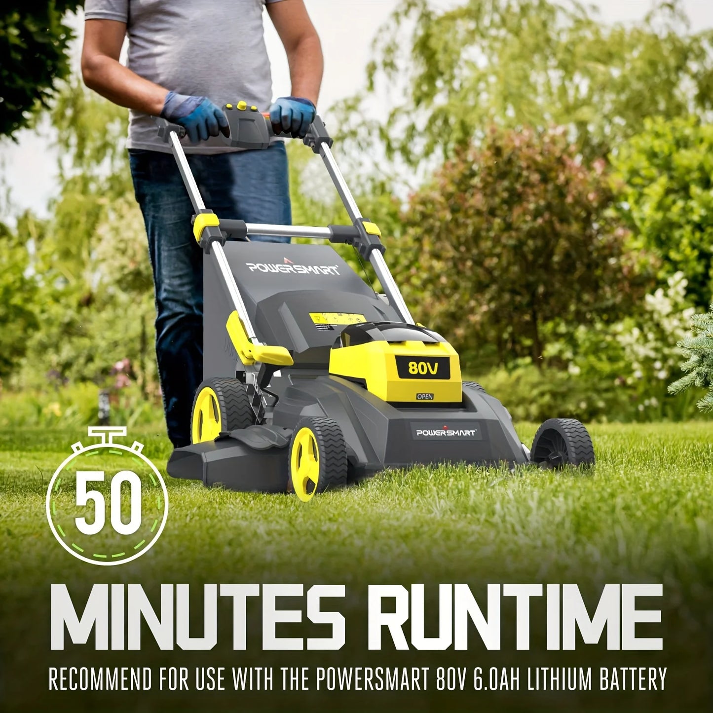 80V 26" Self-Propelled Lawn Mower