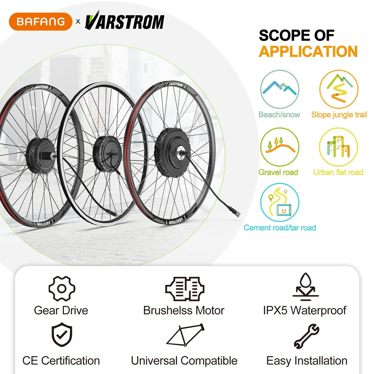 Wheel Hub Drive Electric Bike Conversion