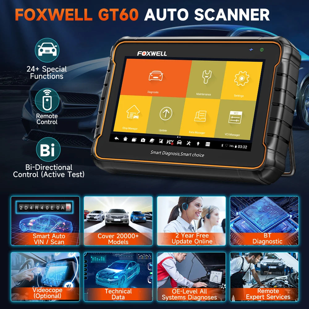 Automotivo Scanner 24+ Reset ABS SAS TPMS