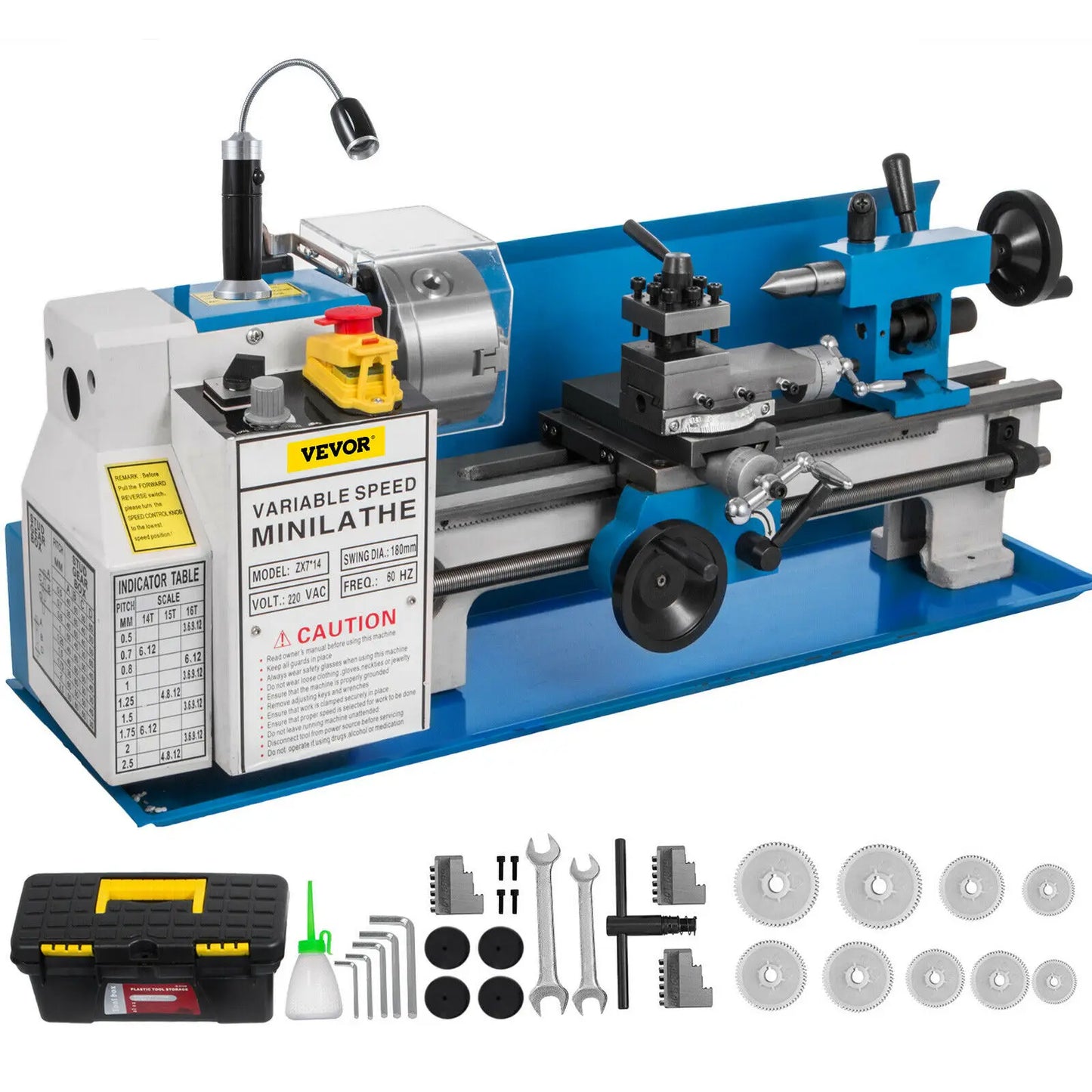 Mini Metal Lathe Machine 7"x14"