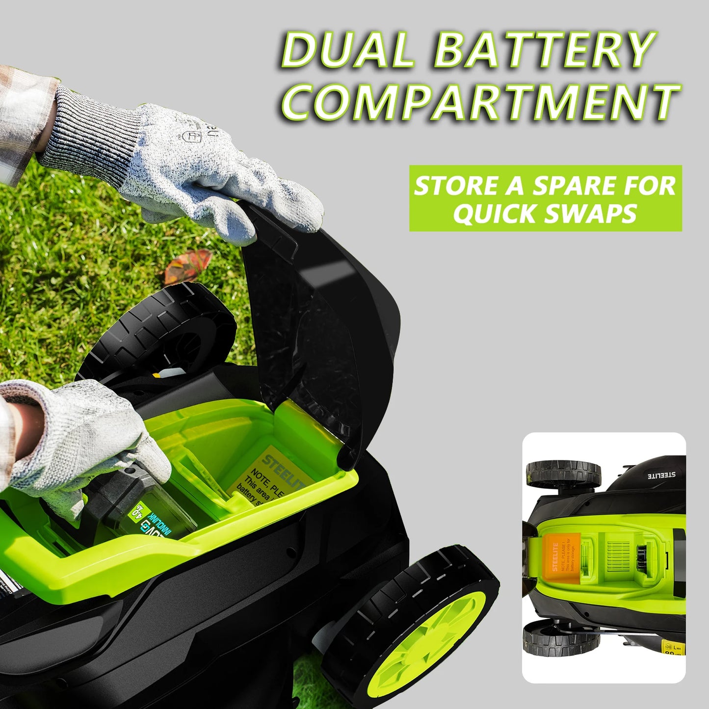 13" Electric Lawn Mower/Cordless