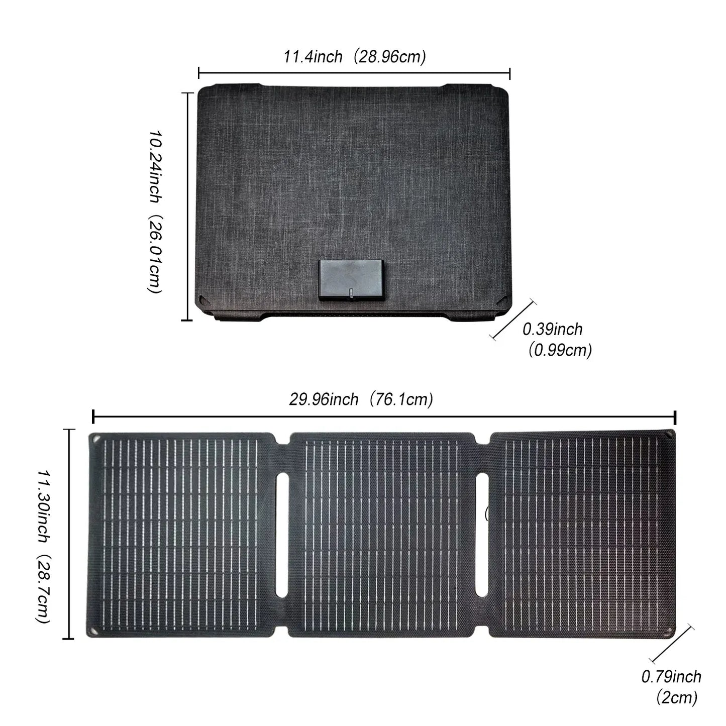 Portable Folding Solar Panel with 1 USB Port