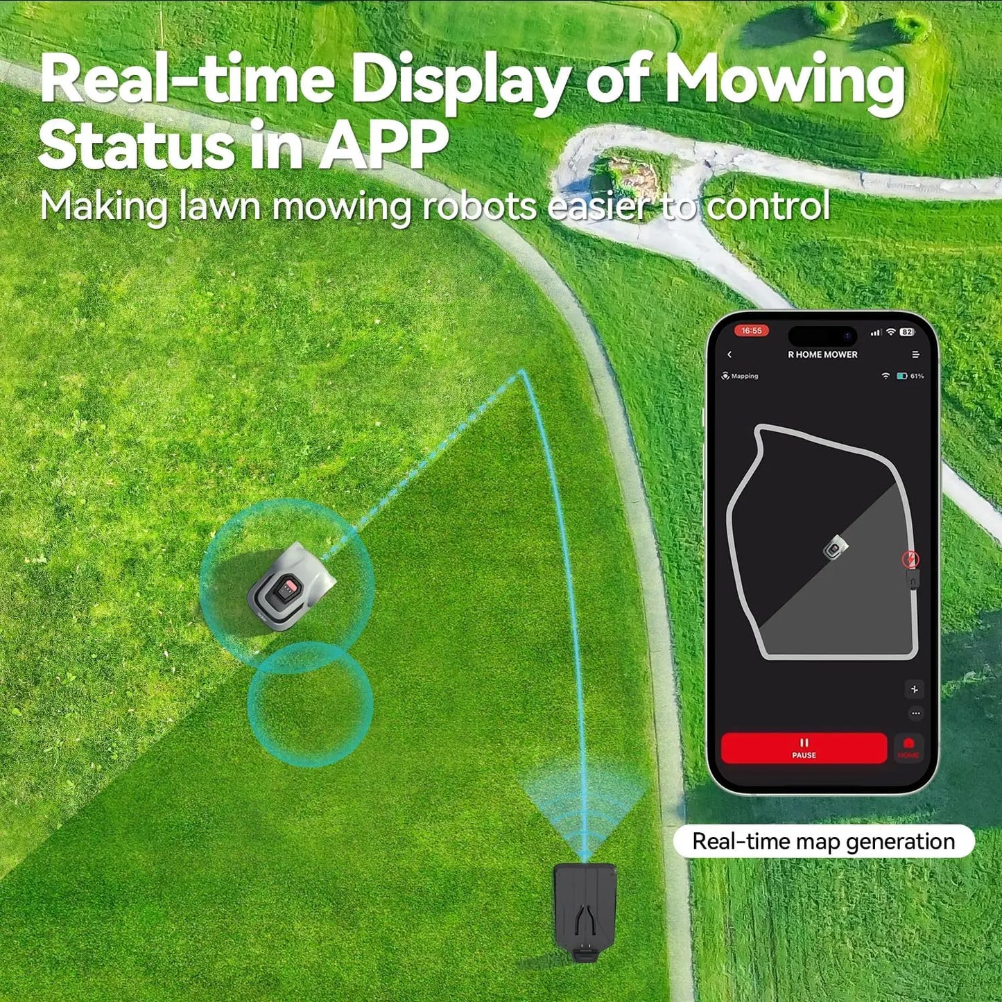 Robotic Lawn Mower for 0.25 Acre