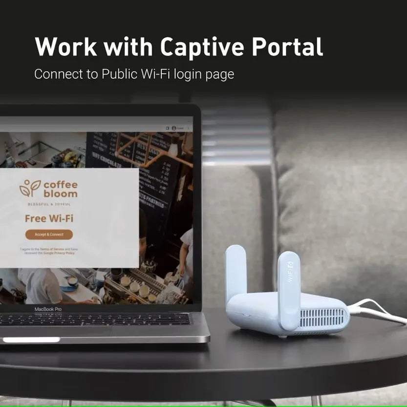 Wi-Fi 6 Wireless Travel Router