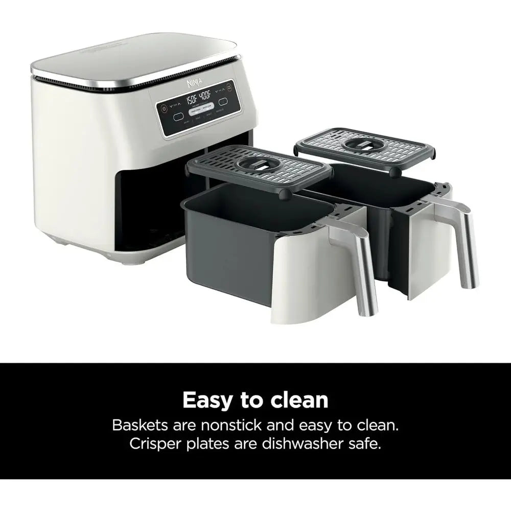 8-qt. 2-Basket Air Fryer