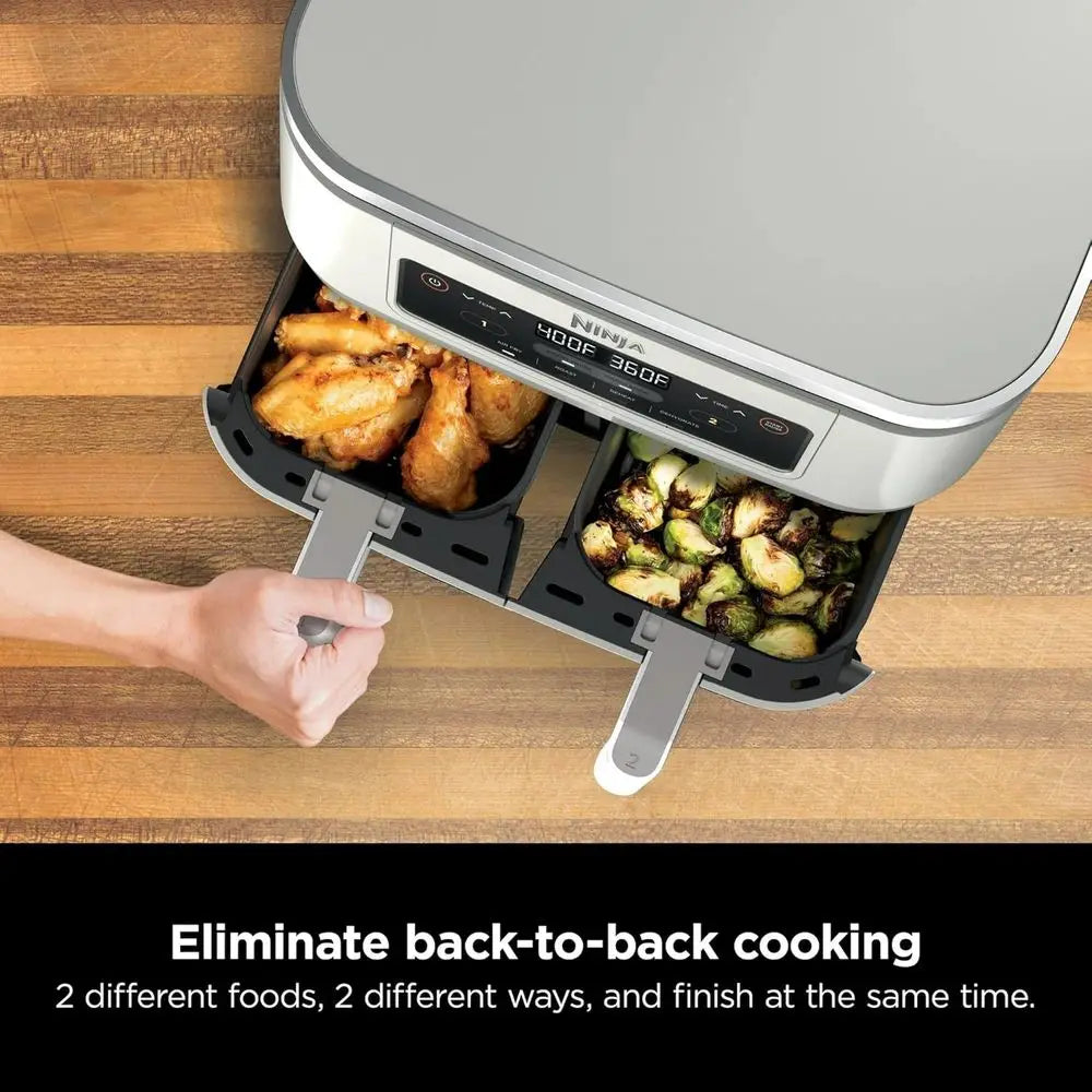 8-qt. 2-Basket Air Fryer