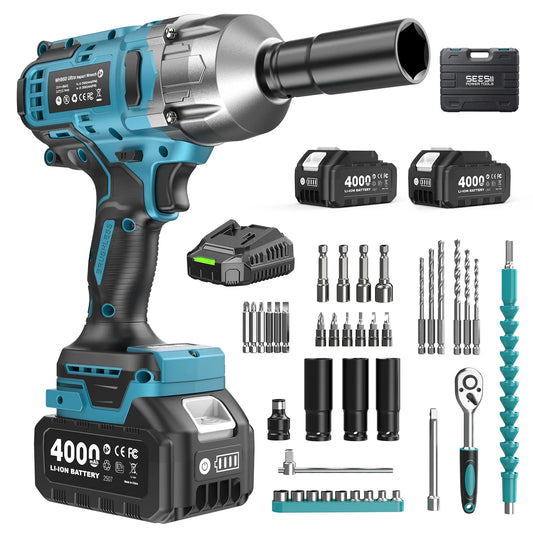 1/2 Inch Impact Wrench & Cordless Drill