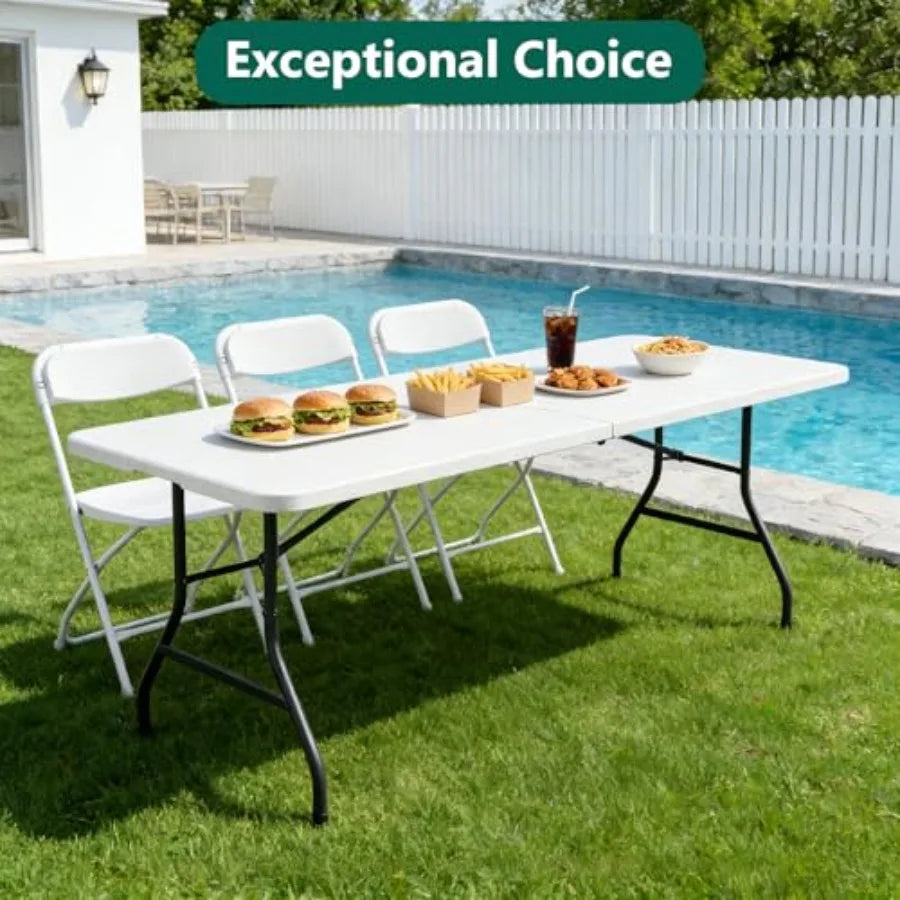 2 Pack Folding Table 6ft