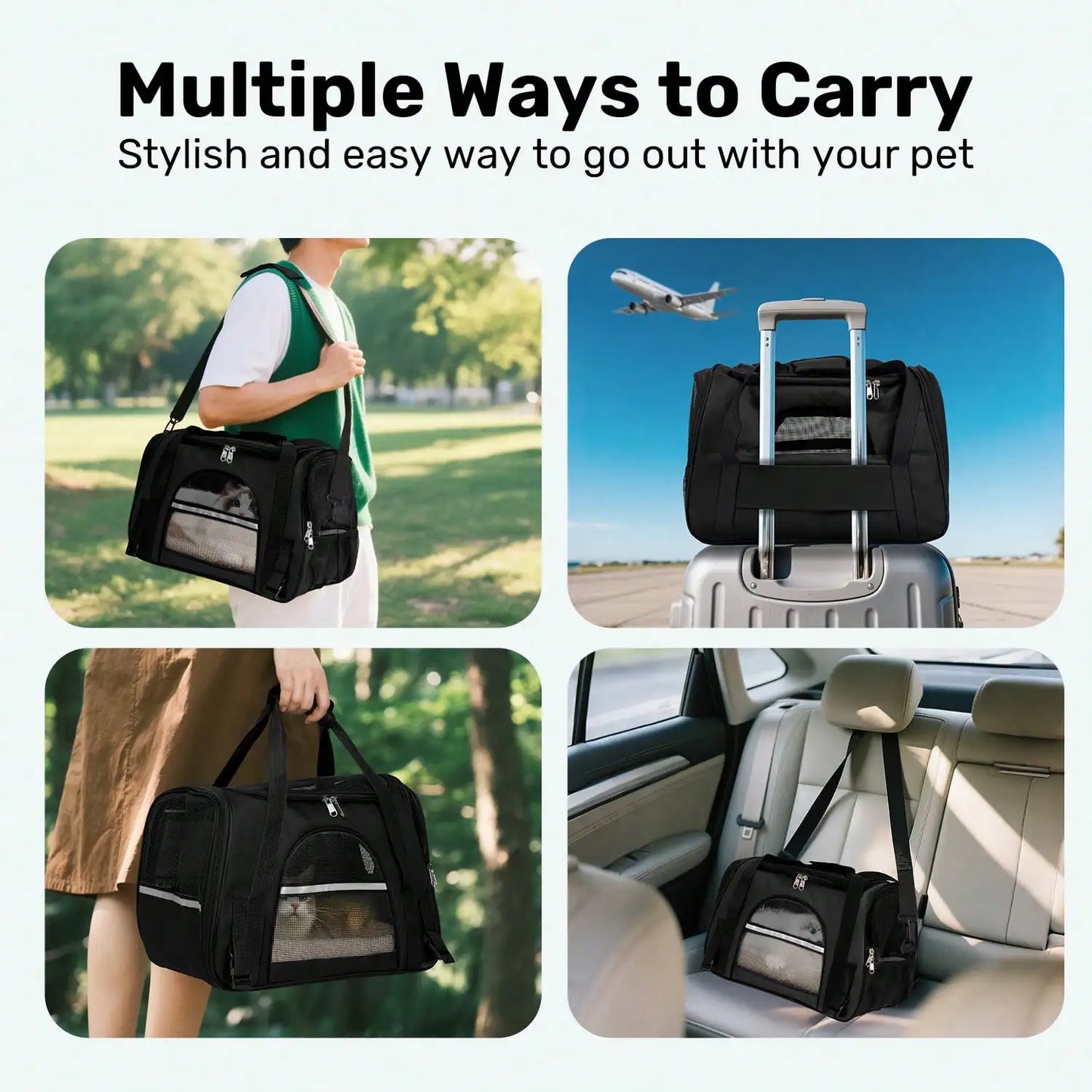 Breathable Pet Carrier Airline Approved