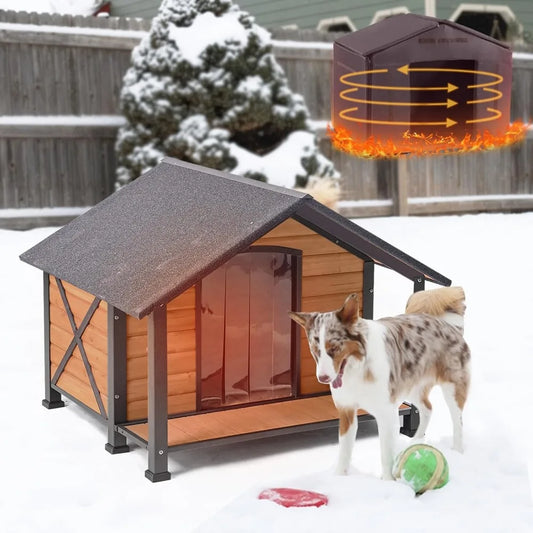 Weatherproof Wooden Dog Shelter