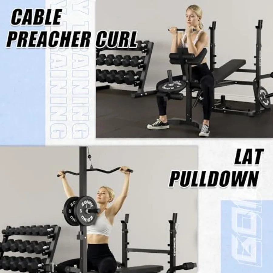 900LBS Weight Bench Set no Weights